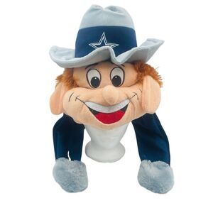 Dallas Cowboys Hat NFL Dangle Adult Size Mascot Cap Forever Collectible Tailgate